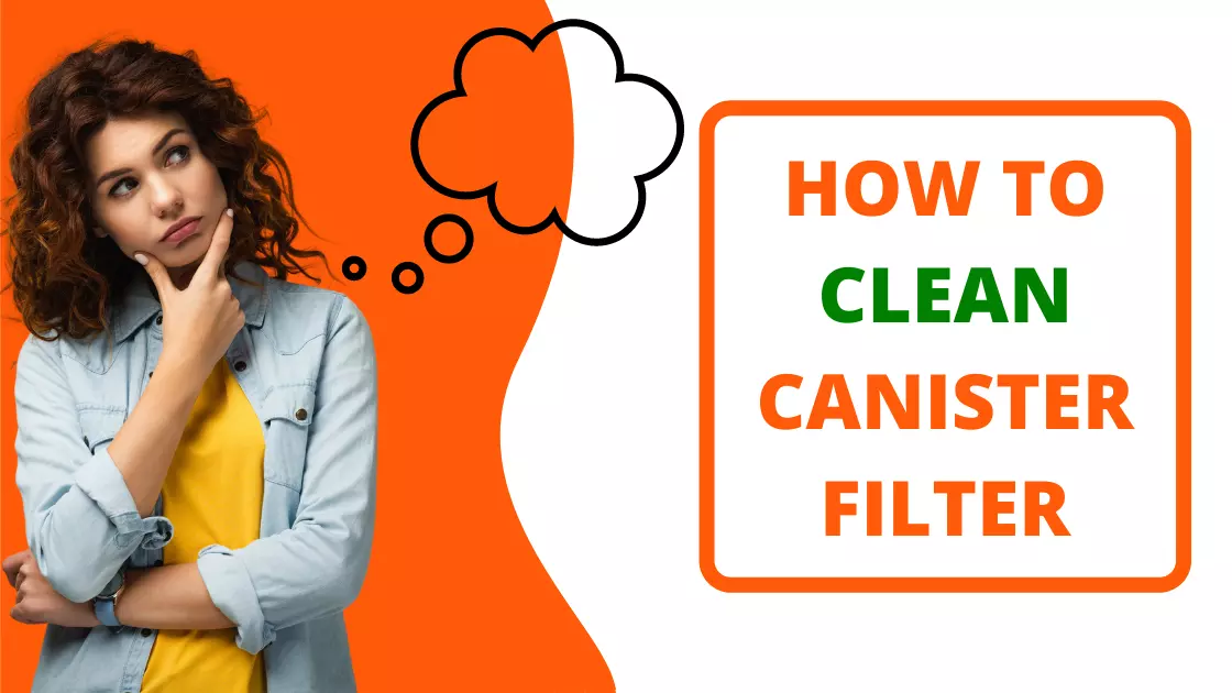 how to clean canister filter